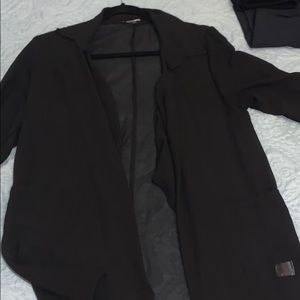 Black Sheer Cardigan